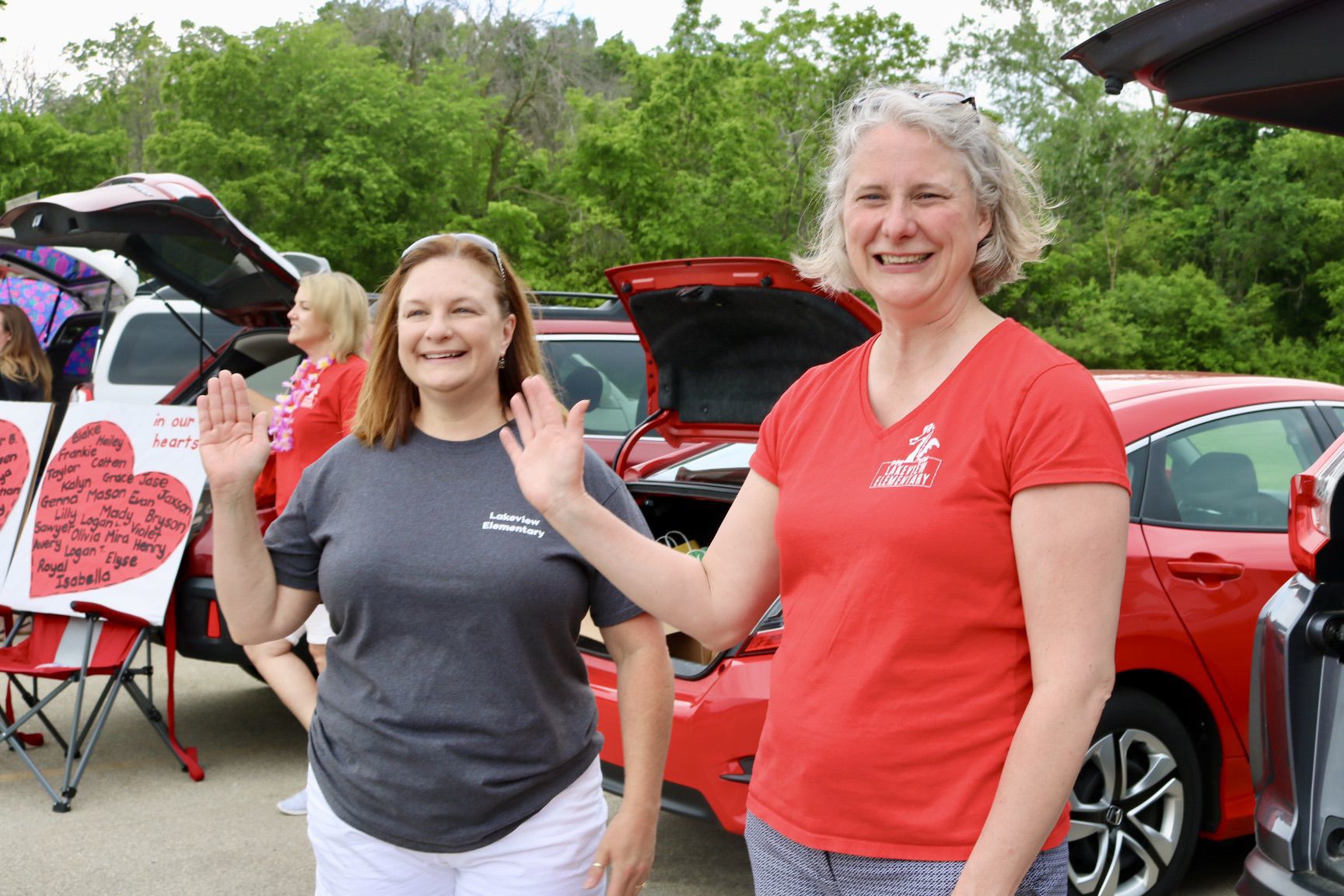 Lakeview Elementary School "Reverse Parade"